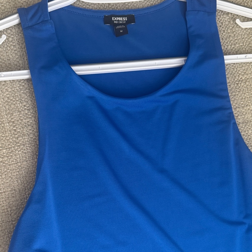 Express Women's Vibrant Blue Tank Top